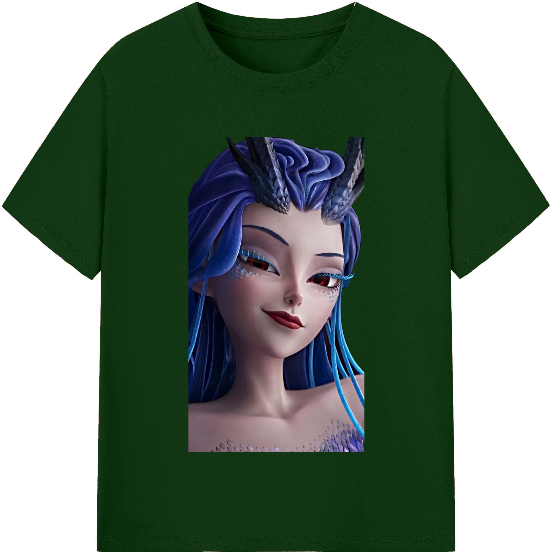 （画像用） Ne Zha 2 ナタ 魔童の大暴れ 綿100％半袖Tシャツ（フロントプリント）